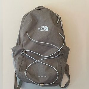 north face jester backpack grey/blue